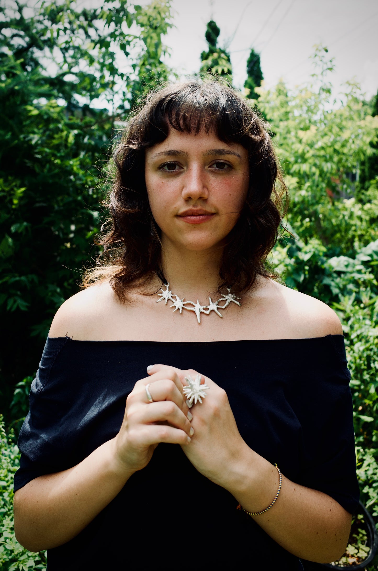 Collier étoiles dansantes